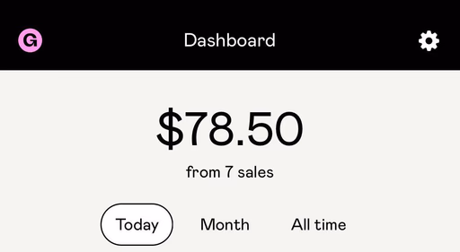 Dashboard showing $78.50 earnings